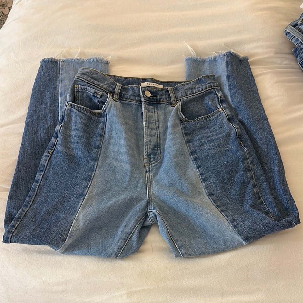 PacSun Blue Ankle Cropped Jeans with Classic Denim Style